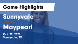 Sunnyvale  vs Maypearl  Game Highlights - Oct. 29, 2021