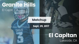 Matchup: Granite Hills High vs. El Capitan  2017