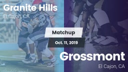 Matchup: Granite Hills High vs. Grossmont  2019