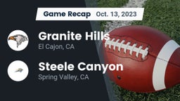 Recap: Granite Hills  vs. Steele Canyon  2023