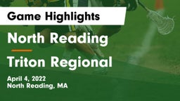 North Reading  vs Triton Regional  Game Highlights - April 4, 2022