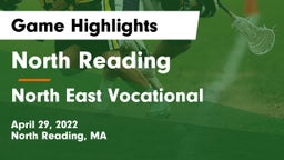 North Reading  vs North East Vocational Game Highlights - April 29, 2022