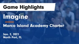 Imagine  vs Marco Island Academy Charter  Game Highlights - Jan. 2, 2021