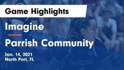 Imagine  vs Parrish Community  Game Highlights - Jan. 14, 2021