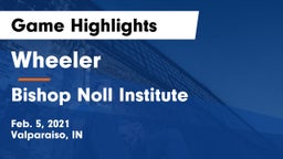 Wheeler  vs Bishop Noll Institute Game Highlights - Feb. 5, 2021