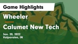 Wheeler  vs Calumet New Tech  Game Highlights - Jan. 20, 2022
