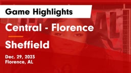 Central  - Florence vs Sheffield  Game Highlights - Dec. 29, 2023