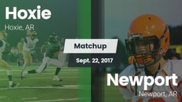 Matchup: Hoxie  vs. Newport  2017