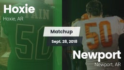 Matchup: Hoxie  vs. Newport  2018