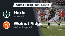 Recap: Hoxie  vs. Walnut Ridge  2018