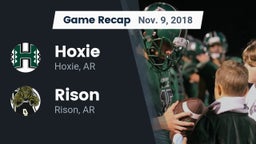 Recap: Hoxie  vs. Rison  2018