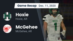 Recap: Hoxie  vs. McGehee  2020