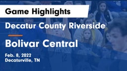 Decatur County Riverside  vs Bolivar Central  Game Highlights - Feb. 8, 2022