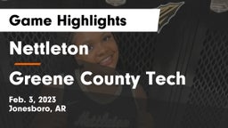 Nettleton  vs Greene County Tech  Game Highlights - Feb. 3, 2023