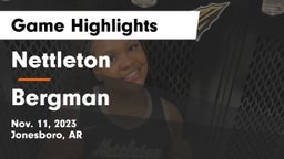 Nettleton  vs Bergman   Game Highlights - Nov. 11, 2023