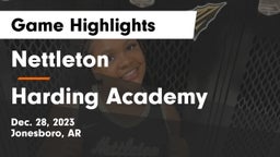 Nettleton  vs Harding Academy  Game Highlights - Dec. 28, 2023