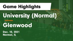 University (Normal)  vs Glenwood  Game Highlights - Dec. 10, 2021