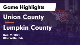Union County  vs Lumpkin County  Game Highlights - Dec. 2, 2021