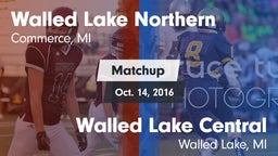 Matchup: Walled Lake vs. Walled Lake Central  2016