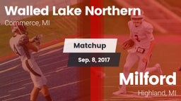 Matchup: Walled Lake vs. Milford  2017