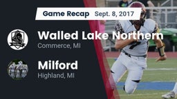 Recap: Walled Lake Northern  vs. Milford  2017