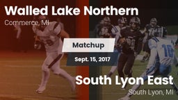Matchup: Walled Lake vs. South Lyon East  2017