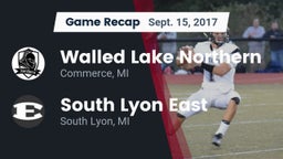 Recap: Walled Lake Northern  vs. South Lyon East  2017