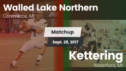 Matchup: Walled Lake vs. Kettering  2017