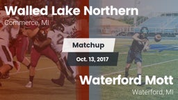Matchup: Walled Lake vs. Waterford Mott 2017