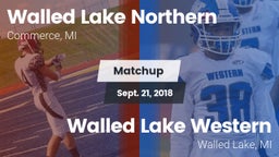 Matchup: Walled Lake vs. Walled Lake Western  2018