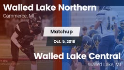 Matchup: Walled Lake vs. Walled Lake Central  2018