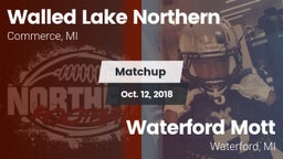 Matchup: Walled Lake vs. Waterford Mott 2018