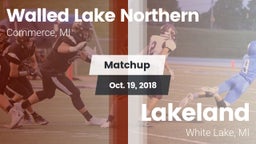 Matchup: Walled Lake vs. Lakeland  2018