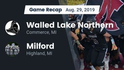 Recap: Walled Lake Northern  vs. Milford  2019
