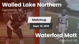Matchup: Walled Lake vs. Waterford Mott 2019