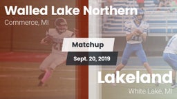 Matchup: Walled Lake vs. Lakeland  2019