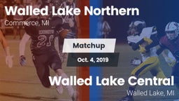 Matchup: Walled Lake vs. Walled Lake Central  2019