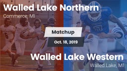 Matchup: Walled Lake vs. Walled Lake Western  2019