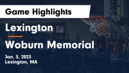 Lexington  vs Woburn Memorial  Game Highlights - Jan. 3, 2023
