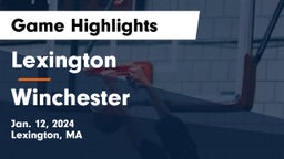 Lexington  vs Winchester  Game Highlights - Jan. 12, 2024