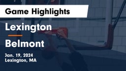 Lexington  vs Belmont  Game Highlights - Jan. 19, 2024