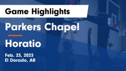 Parkers Chapel  vs Horatio  Game Highlights - Feb. 23, 2023