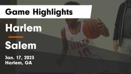 Harlem  vs Salem  Game Highlights - Jan. 17, 2023