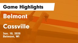 Belmont  vs Cassville  Game Highlights - Jan. 10, 2020