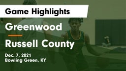 Greenwood  vs Russell County  Game Highlights - Dec. 7, 2021