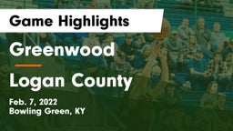 Greenwood  vs Logan County  Game Highlights - Feb. 7, 2022