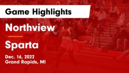 Northview  vs Sparta  Game Highlights - Dec. 16, 2022