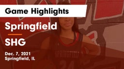 Springfield  vs SHG Game Highlights - Dec. 7, 2021