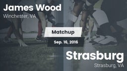 Matchup: James Wood HS vs. Strasburg  2016