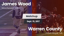 Matchup: James Wood HS vs. Warren County  2017